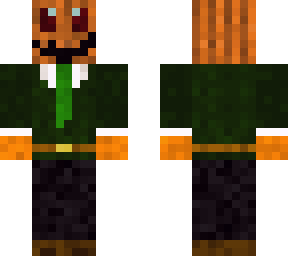 pumpkin in suit
