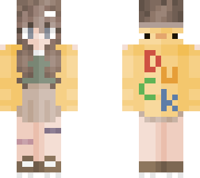 cute duck girl