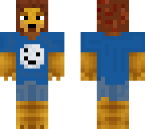 lion with summer clothes on