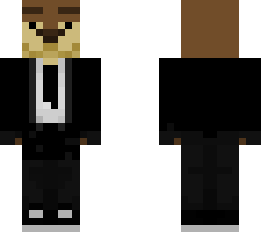 otter in suit
