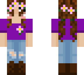 purple shirt