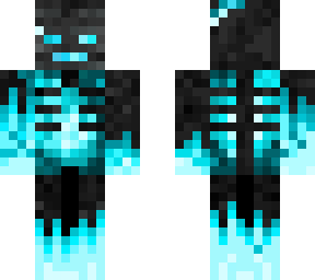 slightly edited flame wither skeleton