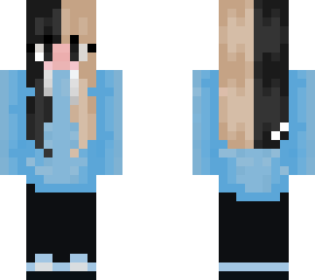 blue sweater girl