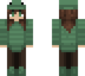 frog hat skin shag hair