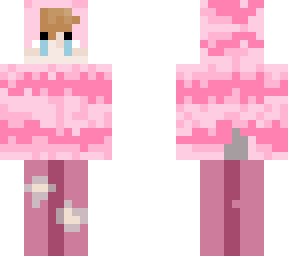 girl in pink bee suit!