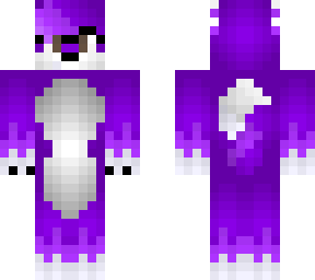 purple wolf without clothes
