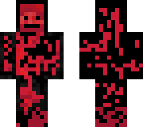 red and black glitch