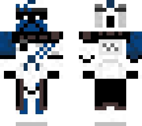 blue clone trooper with pauldron