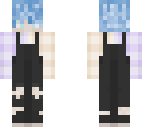 half purple half orange overall glacies