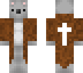 catholic koala with jedi robe