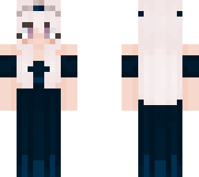 dark blue dress