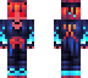 evil blue fire ninja