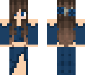 maxi navy dress
