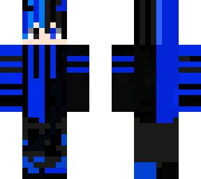 blue black retro