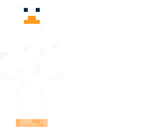 goose wit feathers