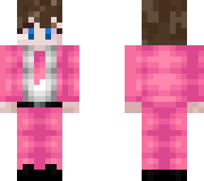 me in pink suit