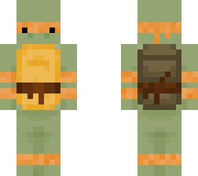 orange ninja turtle
