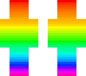 rainbow skin tutorial for yt