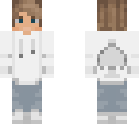 white hoodie me