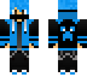 blue gamer boy