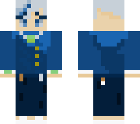 blue water man