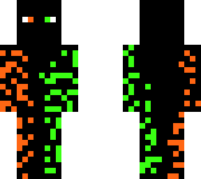 green and orange body
