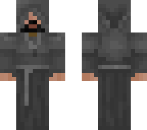 man in gray robe