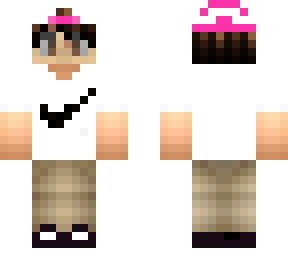 second version of nike boy with hat