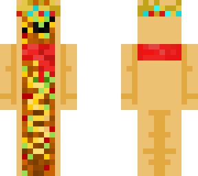 taco with crown with scarf