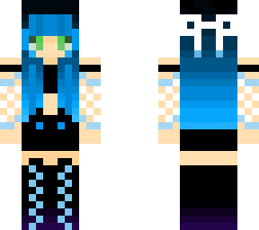 blue and purple