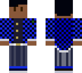 blue n black swordsman