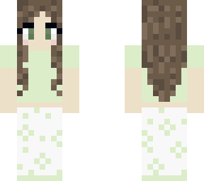 green girl skin