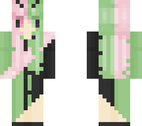 pink and green