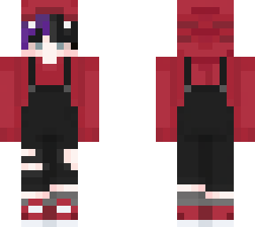 purple-black hair dino boy