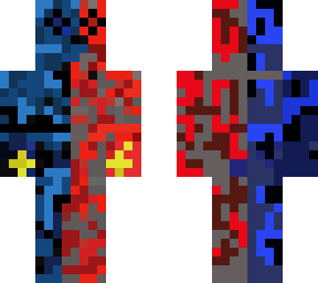 red or blue