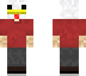 the man in the chicken costume