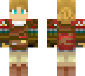 totk link hylian armor no hood untied hair