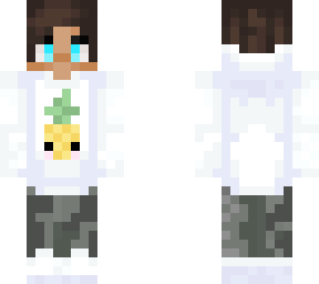 white with sweet pineapple