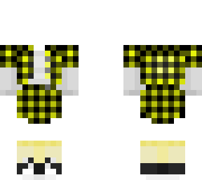 yellow plaid outfit