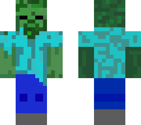 zombi minecraft on top