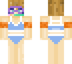 felicity in her swimmers