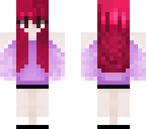 pink hair girl