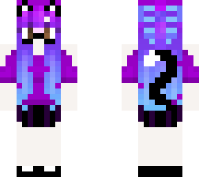 purple cat girl w/ glasses