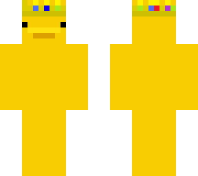 ducky with technoblade crown