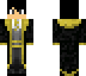 hufflepuff student with robes