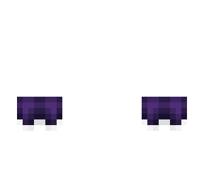 ob - purple & white shorts