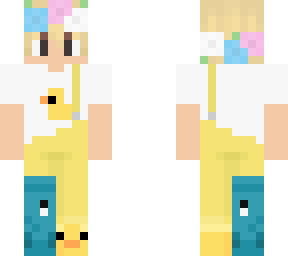 overalls with fish leg