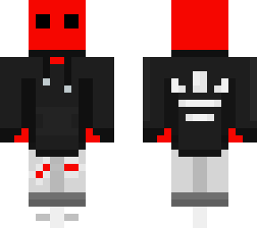 red skin in hoodies