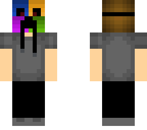t-shirt skin with mask