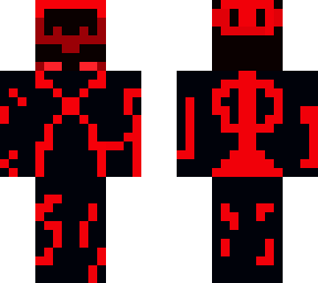 blue red
